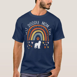 Best Doodle Mum Ever Rainbow Gifts For Goldendoodl T-Shirt