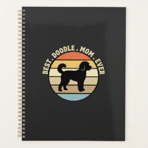Best Doodle Mum Ever Retro Dog Planner