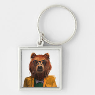 Best Dressed Bear Key Ring