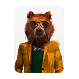 Best Dressed Bear Magnet