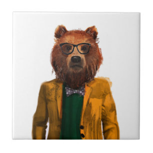 Best Dressed Bear Tile