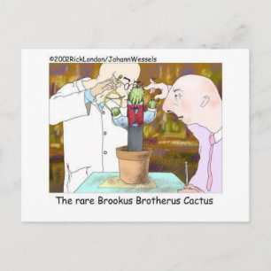 Best-Dressed Cactus Funny Gifts & Collectibles Postcard