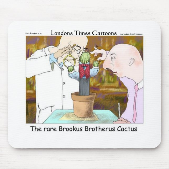 Best Dressed Cactus Funny Tees Cards Mugs Etc Mouse Pad (Front)