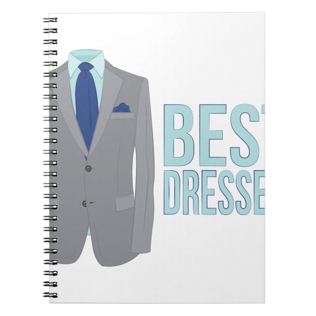 Best Dressed Spiral Notebook (Front)