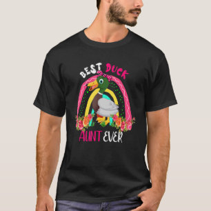 Best Duck Aunt Ever Cute Duck Bow Tie Farm Mother' T-Shirt