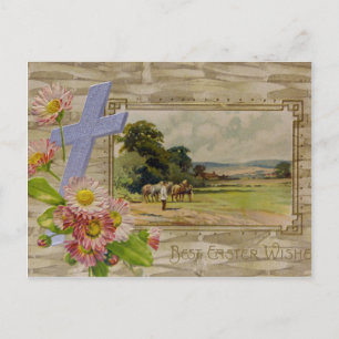 Best Easter Wishes Holiday Postcard