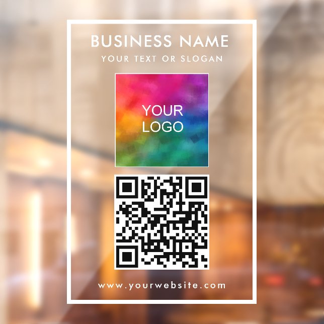 Best Elegant Business Logo Text QR Code Template (Sheet 2)
