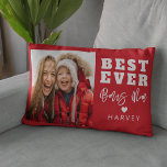 Best Ever Bonus Mum | Photo Lumbar Cushion<br><div class="desc">Celebrate Mother's Day with a stylish twist! This modern photo scatter cushion is the ultimate gift for your stepmom, bonus mum, or like a mum to your child. The pillow boasts the heartfelt message 'BEST EVER BONUS MOM' and can be personalised with your favourite family photo and personalised with your...</div>