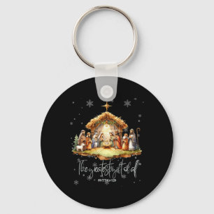 Best Ever Christmas Cool Jesus Nativity Scene Chri Key Ring