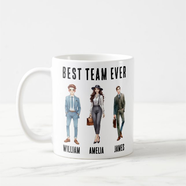 Best Ever Collaboration - Cheers to the Best Team Coffee Mug (Left)