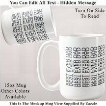 Best Ever Dad Hidden Message 158B Christmas