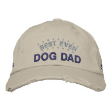 Best Ever Dog Dad Custom Colour Fun Saying Stone