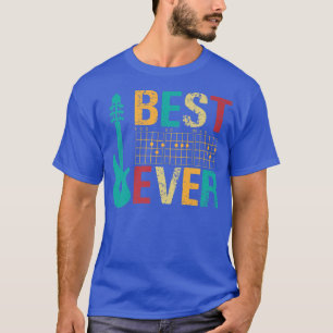 Best Ever Guitar Dad Vintage Fathers Day Guitarist T-Shirt