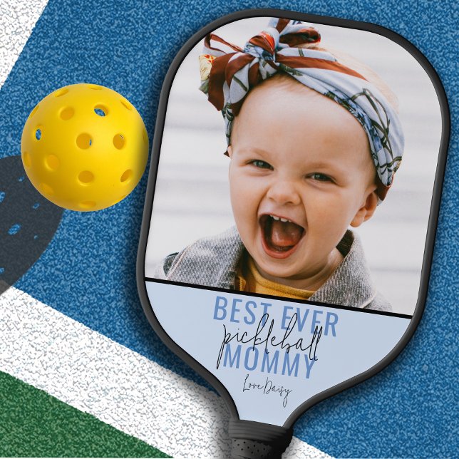 Best Ever Pickleball Mummy Photo Pickleball Paddle (Creator Uploaded)