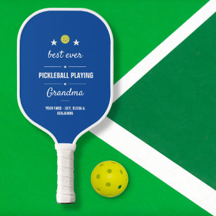 Best Ever Pickleball Playing Grandma Custom  Paddle