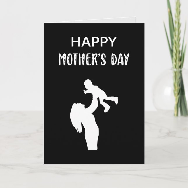 Best Ever Stepmom Mum And Child Happy Mother's Day Card (Front)