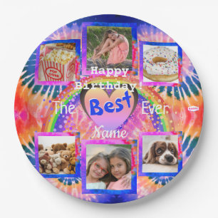 Best Ever Tie Dye Image Photo Plate HAMbWG