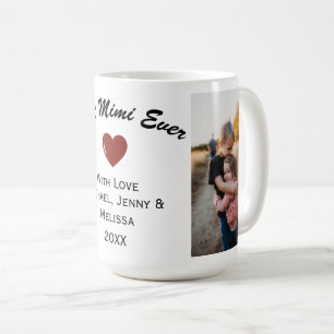 Best Ever Two-Photo Grandparent Coffee Mug