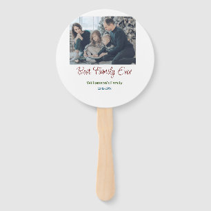 Best family ever add family name picture date year hand fan