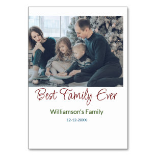 Best family ever add family name picture date year table number