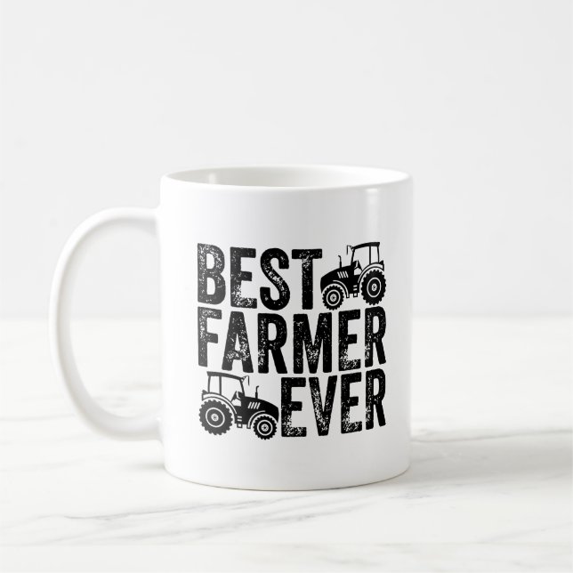 Best Farmer Ever - Farming Lovers Coffee Mug (Left)