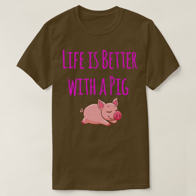 Best Farmers Organic Market Pig Lover Premium295  T-Shirt (Design Front)