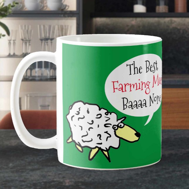 Best Farming Mum. Mum Runs a Farm. Fun Coffee Mug (Creator Uploaded)