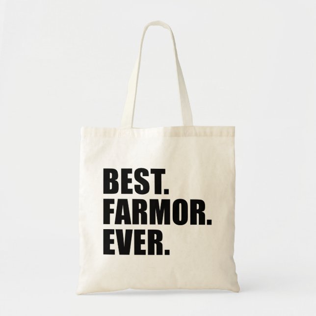 Best Farmor Ever Swedish Grandmother Tote Bag (Front)