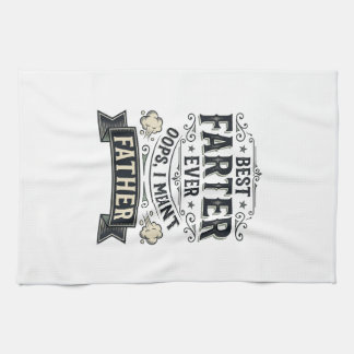 Best Farter Ever Funny Father Shirt Design_1 Tea Towel