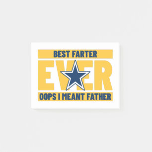 Best Farter Ever Oops I Meant Father Post-it Notes