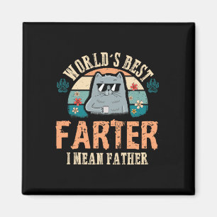 Best Farter I Mean Father Best Cat Dad Ever  Magnet