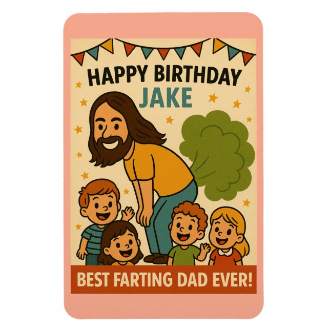 Best Farting Dad Ever Birthday Magnet (Vertical)