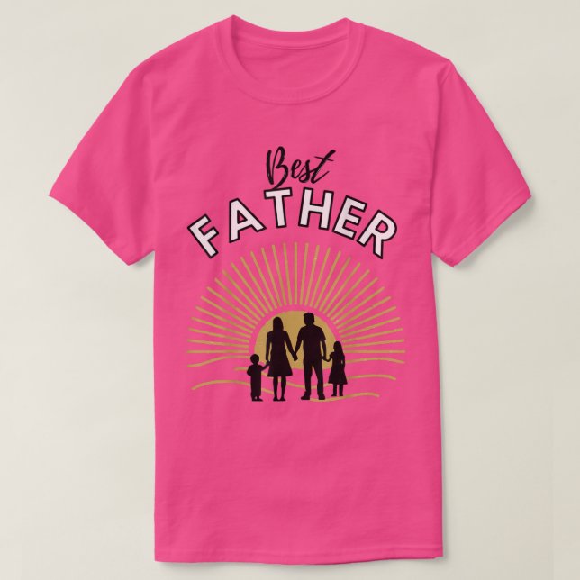 Best Father cool design simple gift  T-Shirt (Design Front)