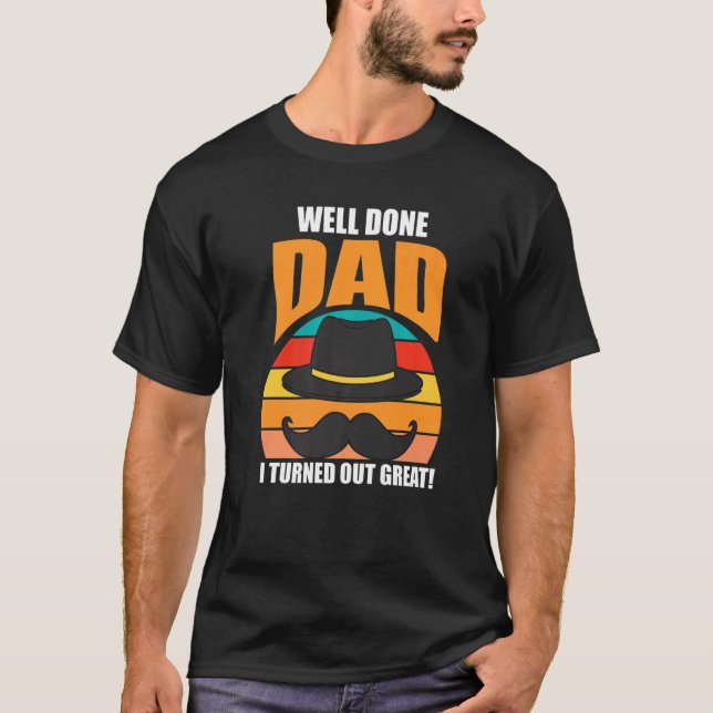 Best Father Daddy Dad T-Shirt (Front)