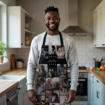 Best Father Ever Script Fathers Day Photo Collage Apron<br><div class="desc">Celebrate Father's Day with a unique and thoughtful gift that captures the heart of family memories. Our Best Father Ever Photo Collage Apron is specially designed to showcase 21 of your cherished family photos, creating a stunning visual tribute to the moments that matter most. This apron features a simple yet...</div>