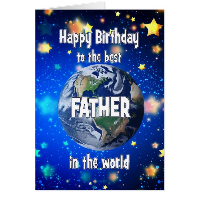 Best Father In The World Birthday (Front)