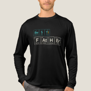 "Best Father" – Science Super Dad    Tri-Blend Shirt
