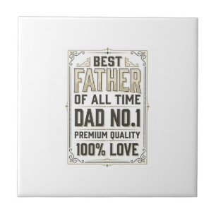 Best Father Vintage Engraving Typographic Shirt De Tile