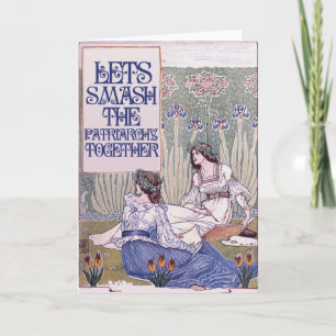 Best Feminist Friend Card