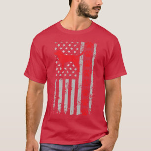 Best Firefighter Goldador Mum Dad Ever US Flag Dog T-Shirt