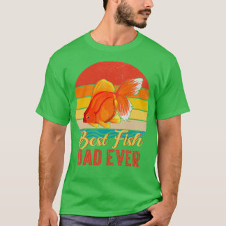 Best Fish Dad Ever Goldfish Shirt for Fish Keepers