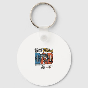 Best Fishing Dad Vintage Engraving Shirt Design_1 Key Ring