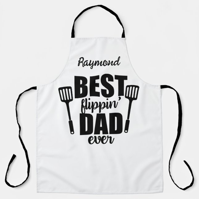 Best Flippin Dad Ever Apron (Front)