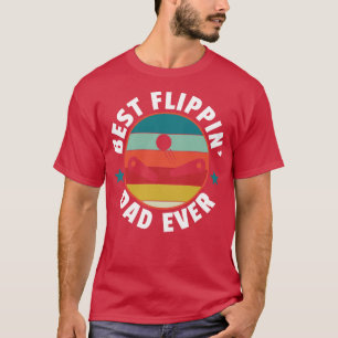 Best Flippin Dad Ever Pinball Machines Arcade Funn T-Shirt