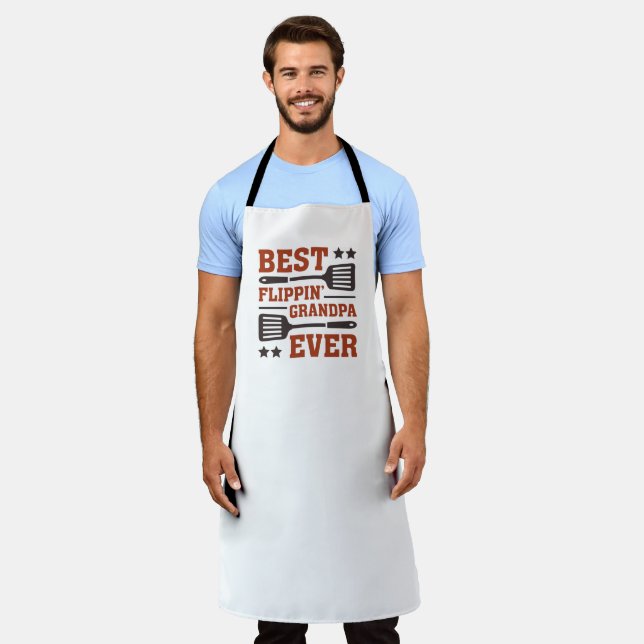 Best Flippin’ Grandpa Ever Apron (Worn)