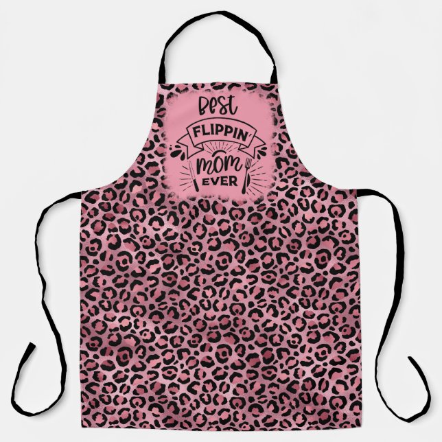Best Flippin Mum All Over Print Apron (Front)