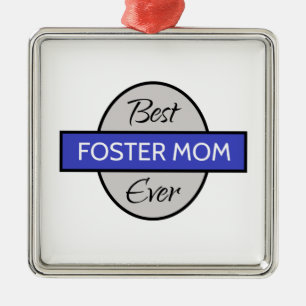 Best Foster Mum - Ever Metal Tree Decoration
