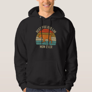 Best Fox Red Lab Mom Ever Labrador Retriever Vinta Hoodie