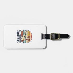 Best Fox Terrier Dad Ever Vintage Dog Lover Shirt_ Luggage Tag