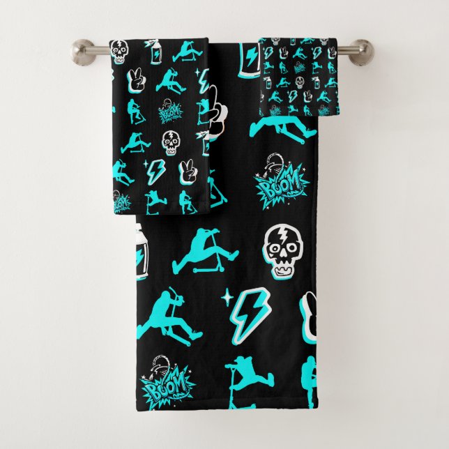 Best Freestyle Pro Scooters Bath Towel Set (Insitu)